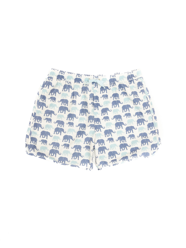 Navalora Men's Elephants on Parade Swim Short – men's swimwear, main image