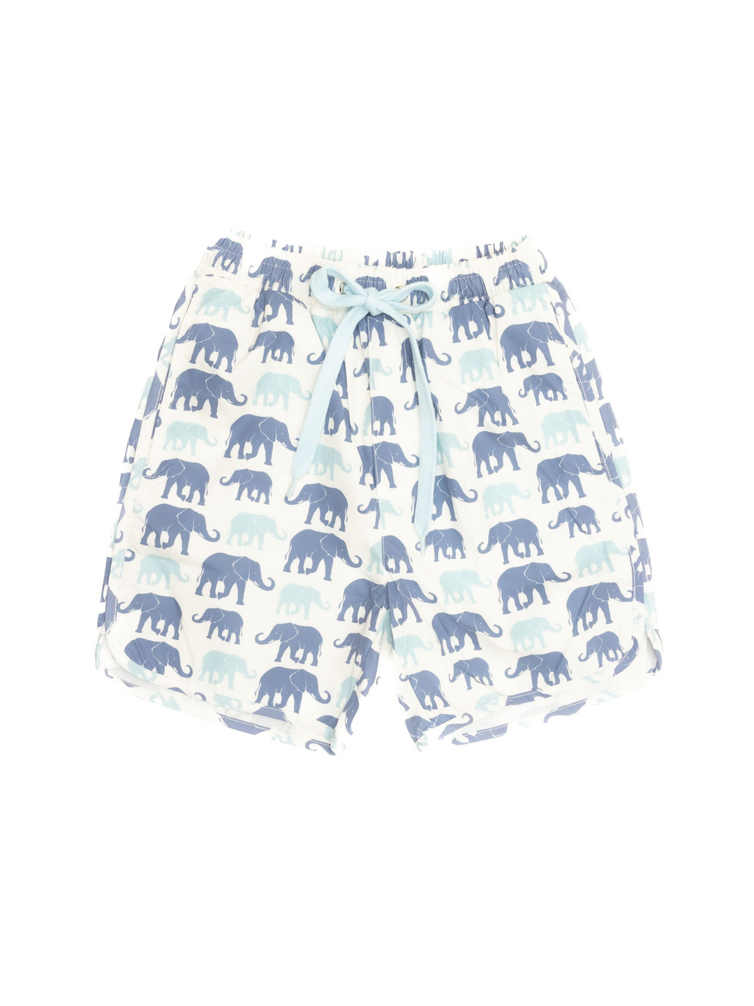 Navalora Boy's Elephants on Parade Swim Shorts – boy's swimsuit, main image