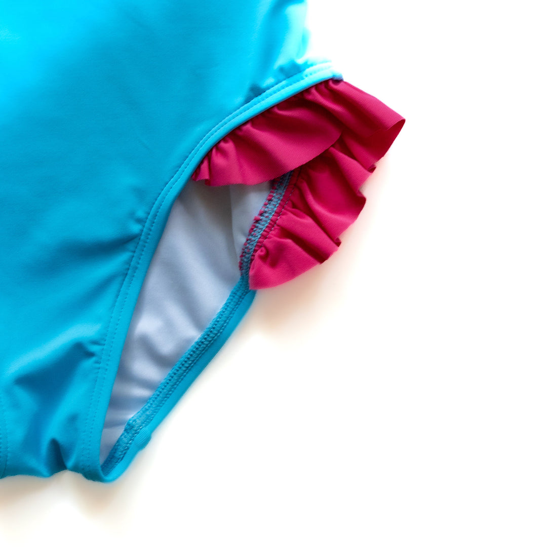 – girl's swimsuit, alternate view