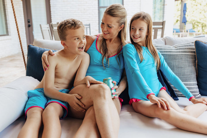 – girl's swimsuit, alternate view