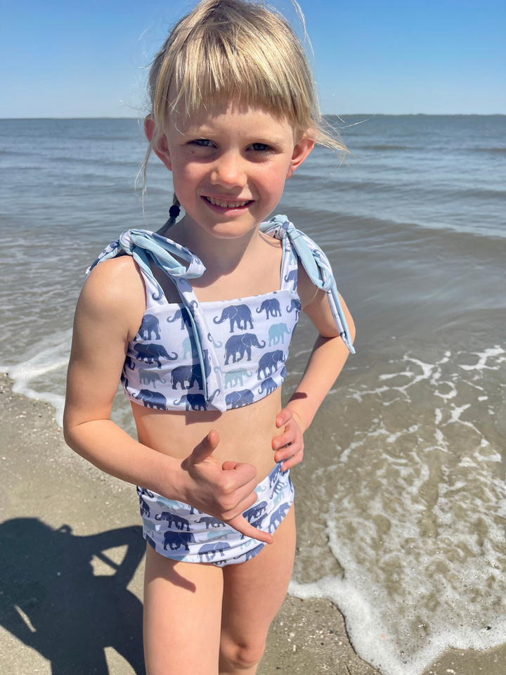 – girl's swimsuit, alternate view