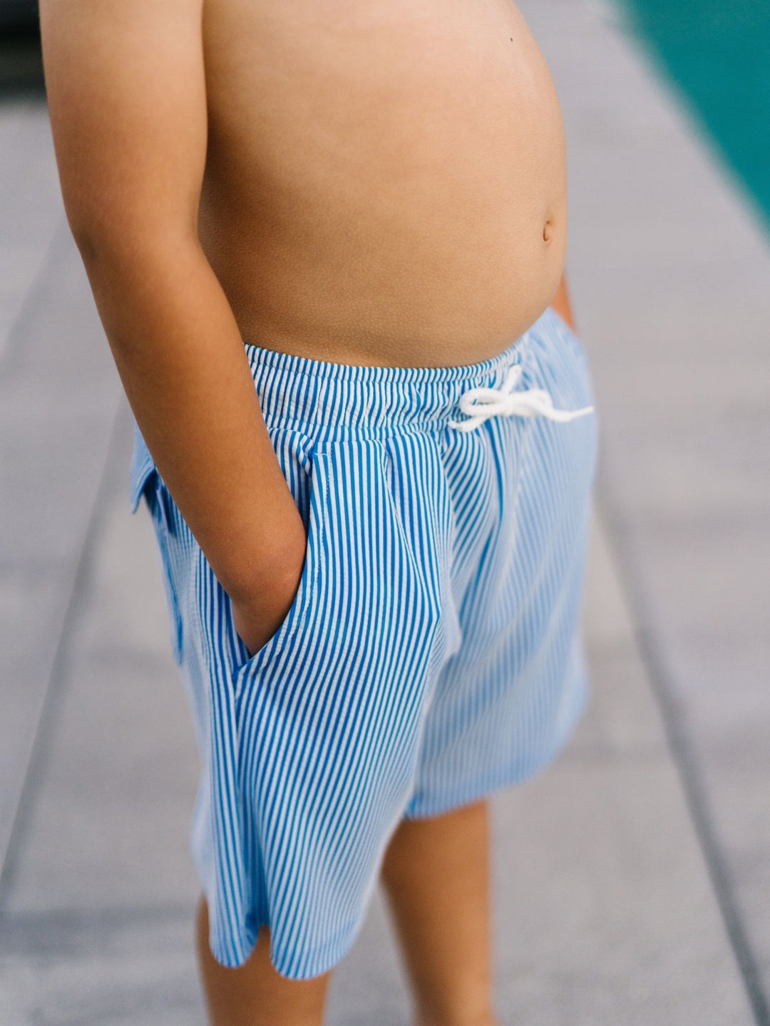 Boy's Cabana Stripes – boy's swimsuit, main image