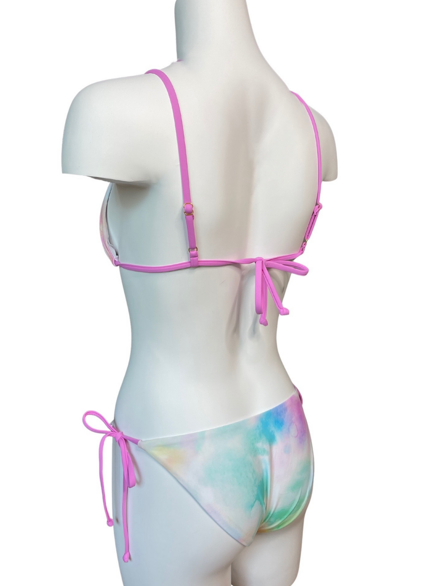 Navalora Matching Swimsuits Women's Cotton Candy Tie Dye String Bikini Bottom