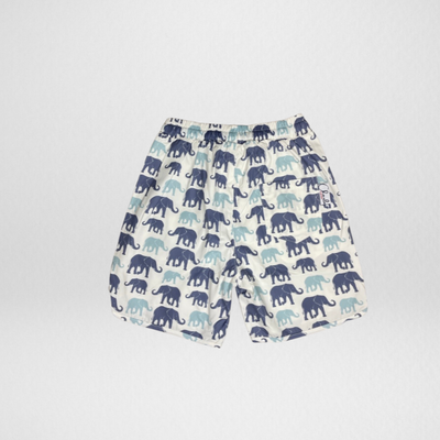 Navalora Matching Swimsuits Boy's Elephants on Parade Swim Shorts Swimsuit